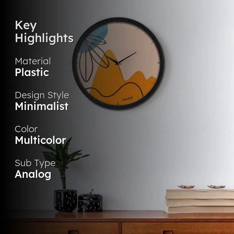 Abstract Nature Wall Clock media 2