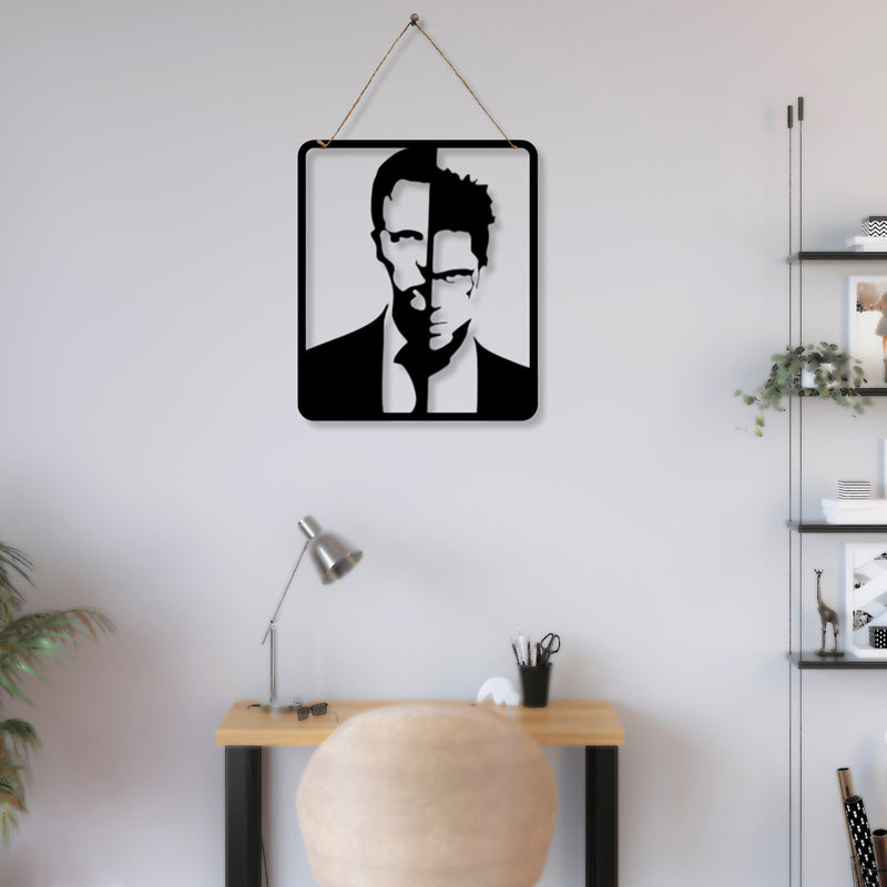 Duality Of Fight Club Iron Wall Accent