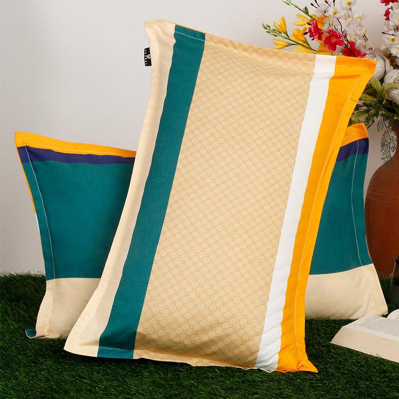 Riba Striped Pillow Cover - Set Of Two