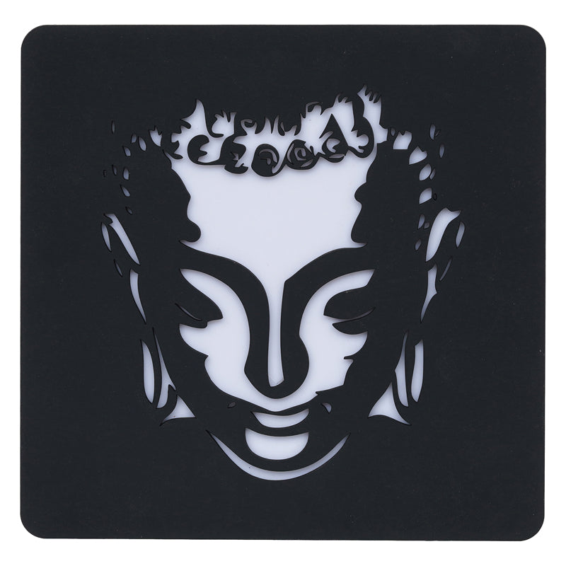 Lord Buddha LED Wooden Wall Lamp media 4