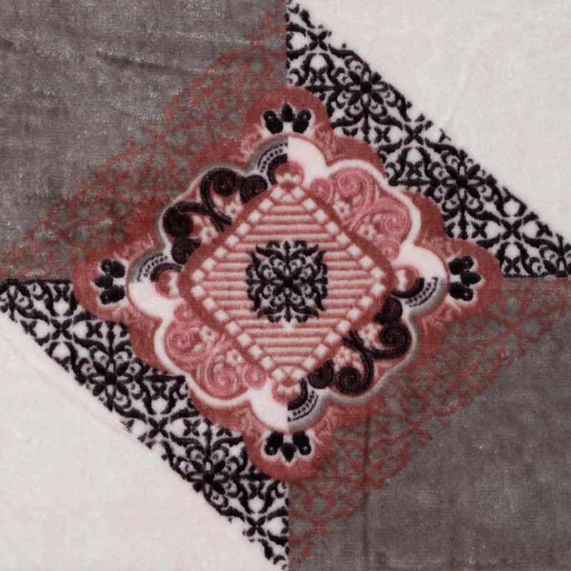 Paheli Geometric Fleece Bedsheet - 280 GSM media 6