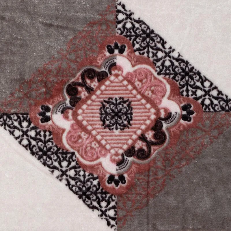 Paheli Geometric Fleece Bedsheet - 280 GSM media 6