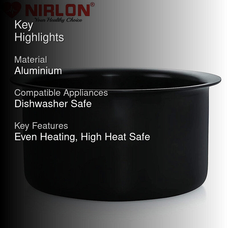 Nirlon Hard Anodized Pateela - 1400 mL/6 Inches media 2