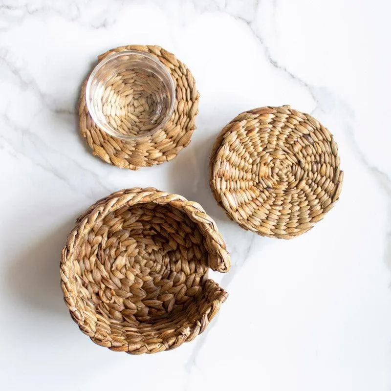 Anasa Natural Fiber Coaster - Set Of Six media 4