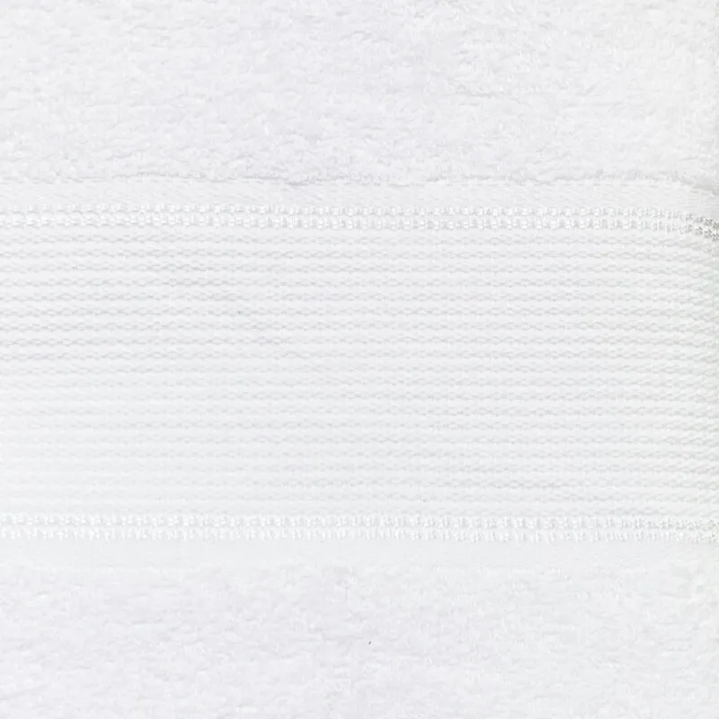 Aura Cotton Bath Towel - White media 6
