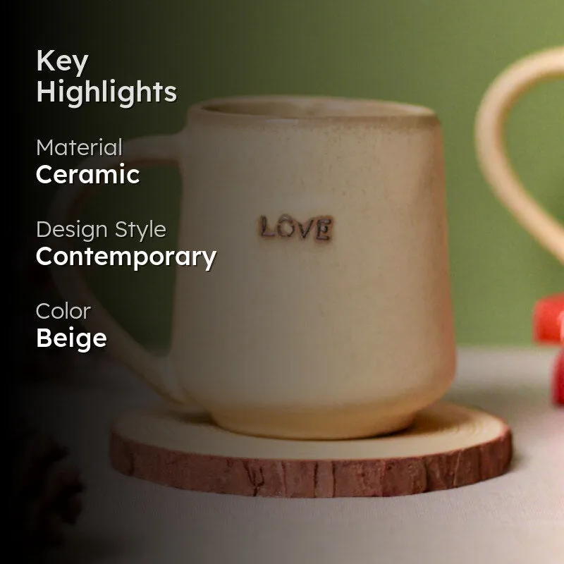 Love Ceramic Coffee Ceramic Coffee Mug (300 mL) media 2