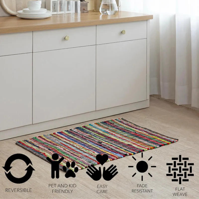 Myric Cotton Door Mats - Multicolor media 7