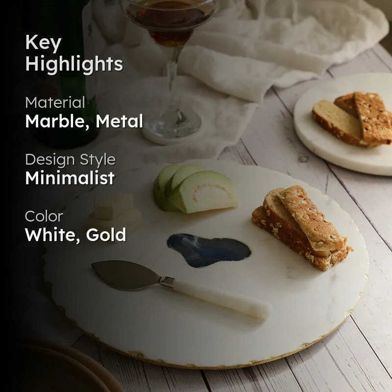 Trevi Nuo Marble Platter media 2