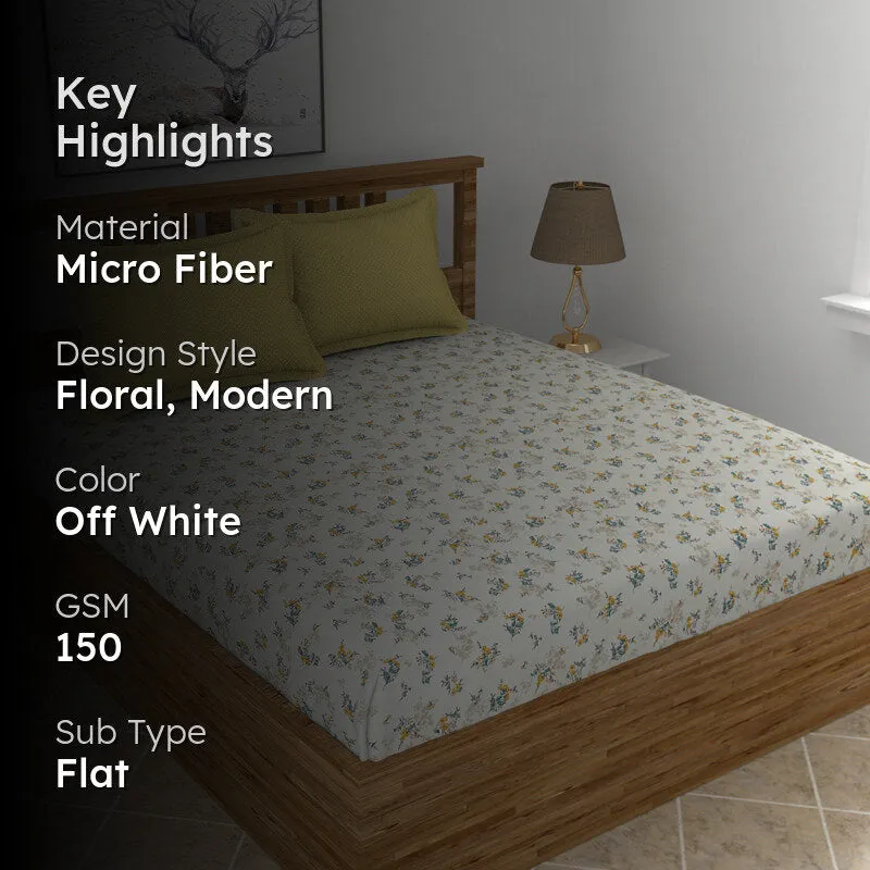 Golden Grove Micro Fiber Bedsheet - 150 GSM media 2
