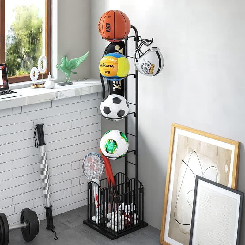All-in-One Sports Ball and Equipment Storage Rack media 3