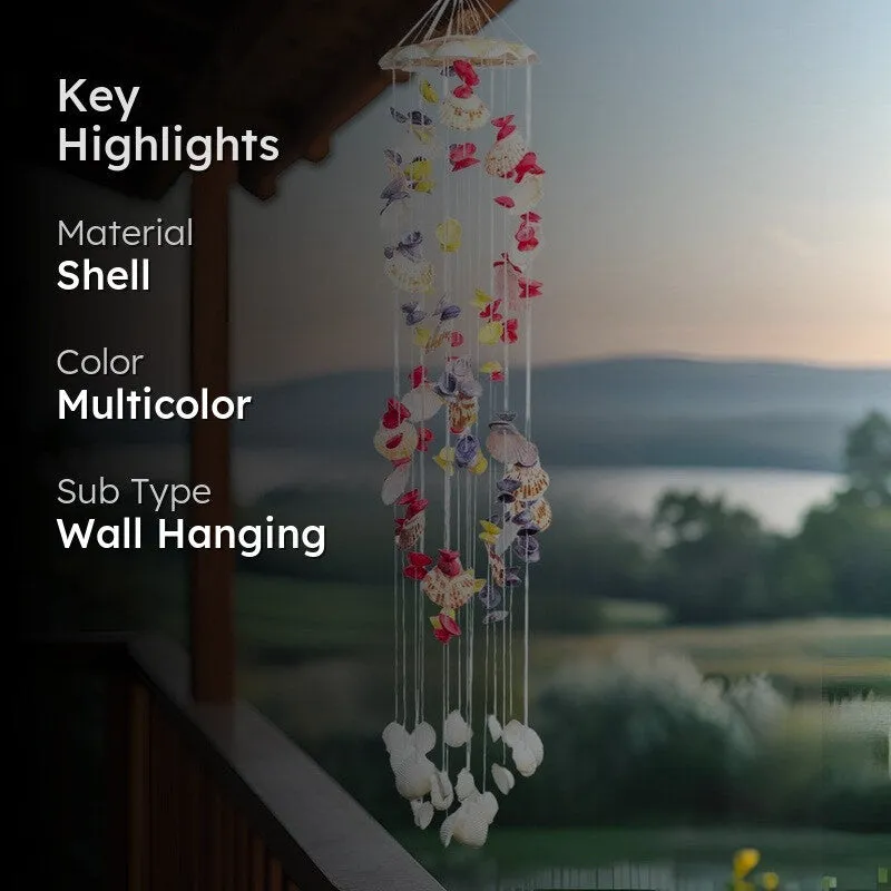 Shellbloom Sea Shell Windchime media 2