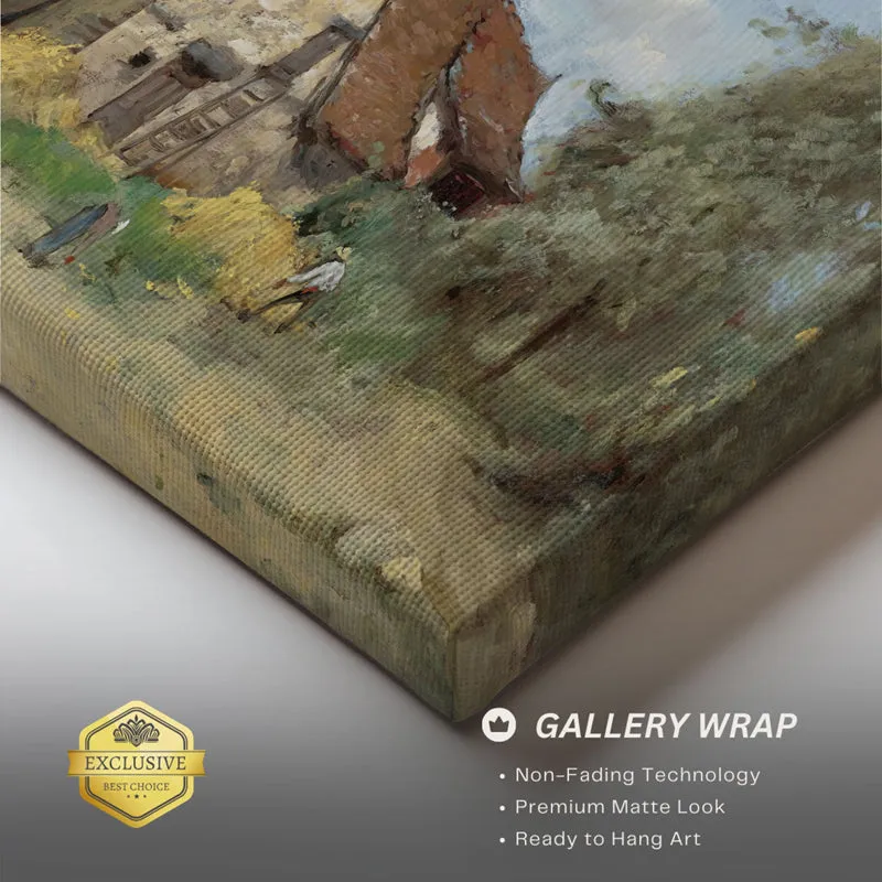 Stone Cottage Wood Wall Art media 6