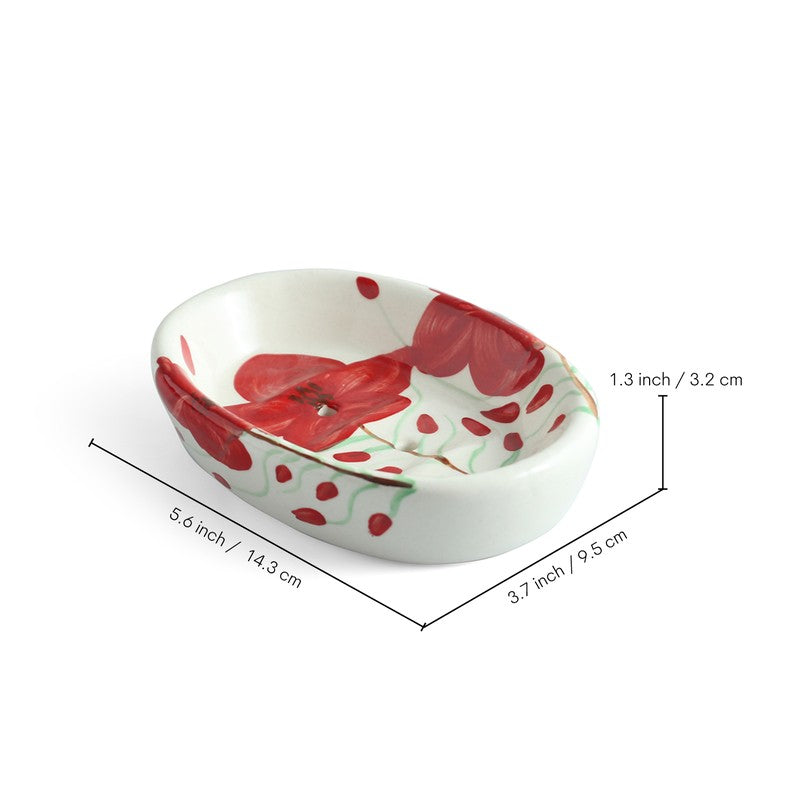 Scarlet Bloom Bathroom Set - Three Piece Set media 7