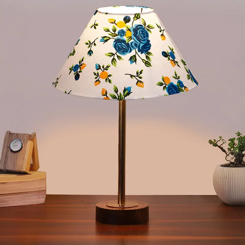 Fleurna Cone Rodin Wooden Table Lamp - Multicolor media 2