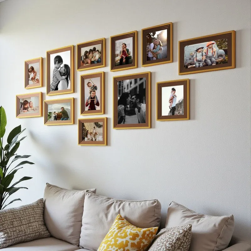 Eclectic Edge Wooden Wall Photo Frame - Set Of Twelve media 4