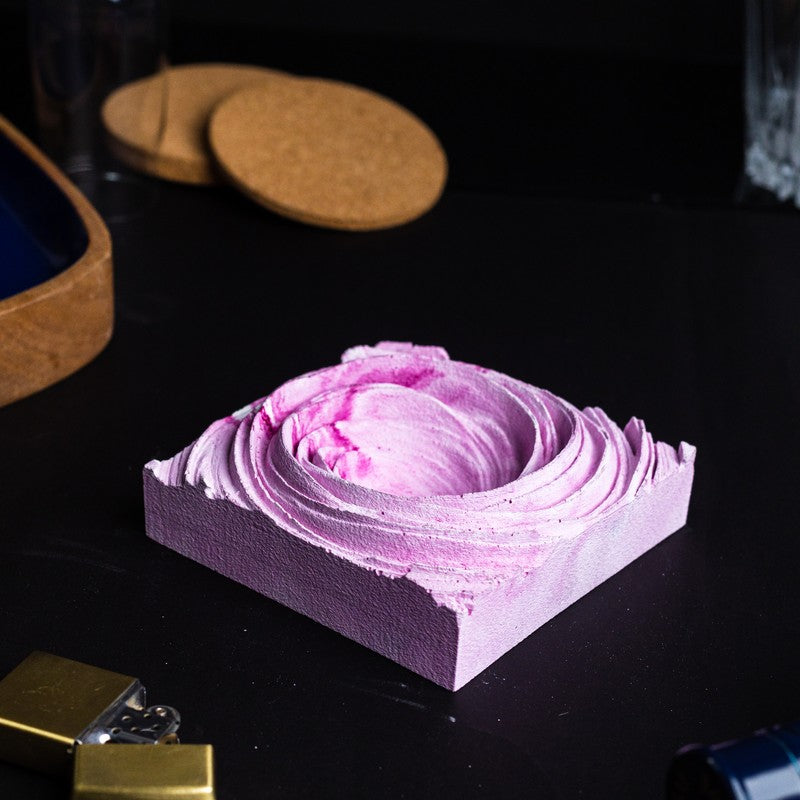 Cyclone Eye Ash Tray - Pink