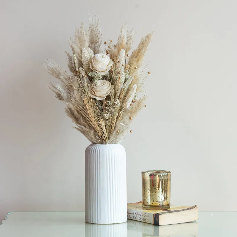 Ivory Dream Dried Flower Bunch media 4