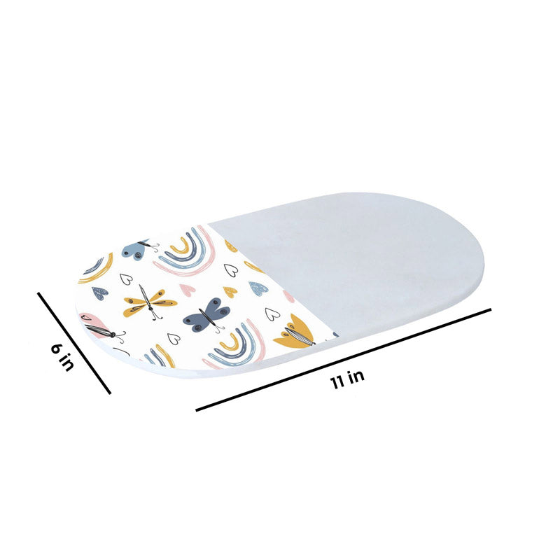 Dragonfly Printed (Marble,Brass) Marble Platter media 5