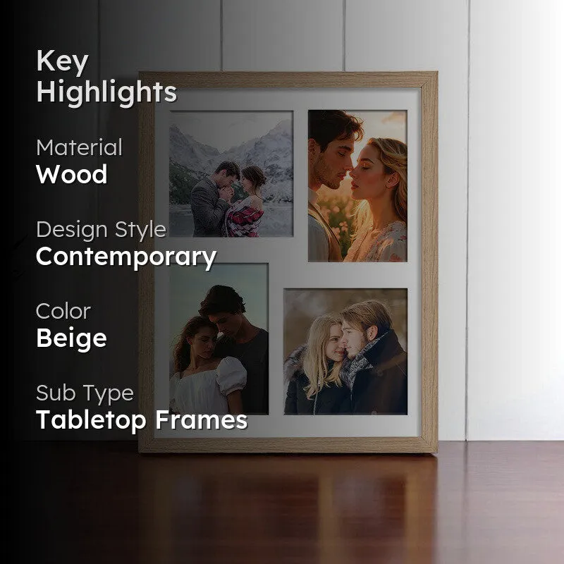 Nostara Collage Photo Frame - Beige media 2