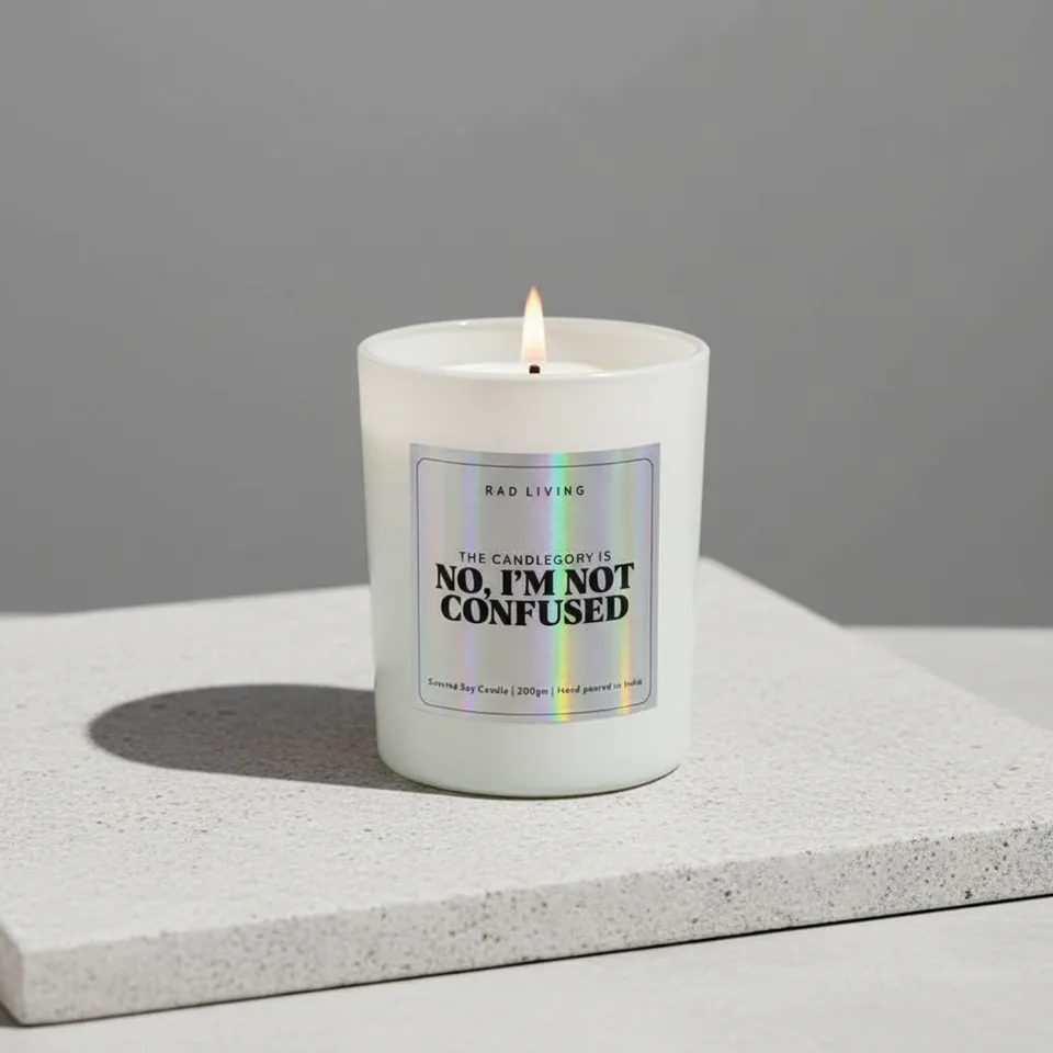 No I'm Not Confused Scented Candle media 1