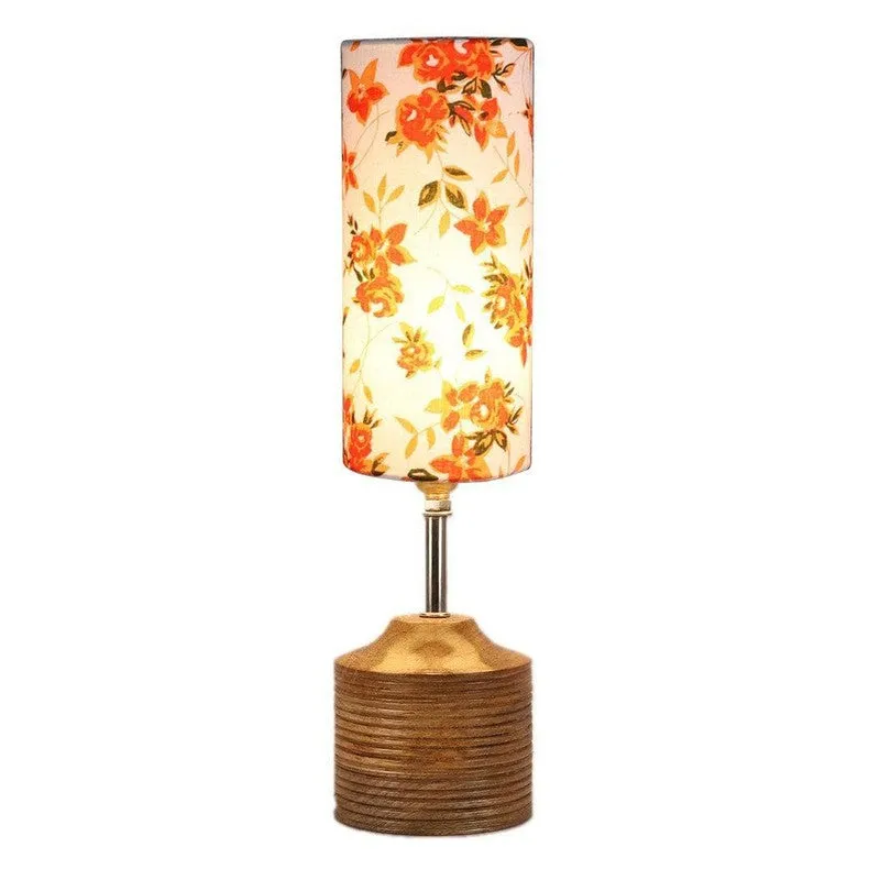 Floral Salad Fabric Table Lamp - Multicolor media 6