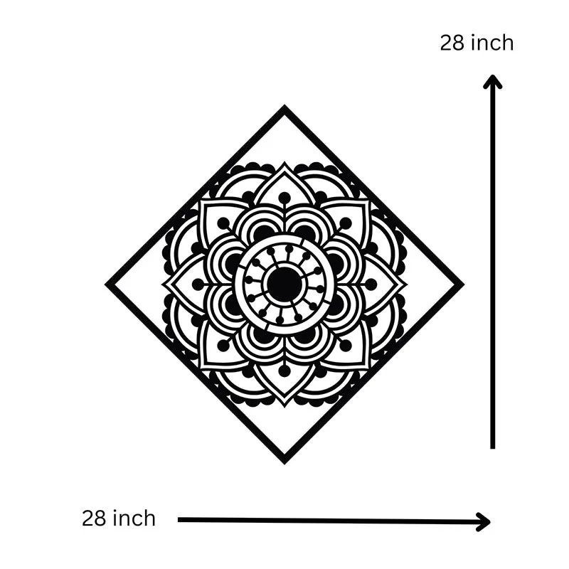 Lima Mandala Black Iron Wall Accent media 6