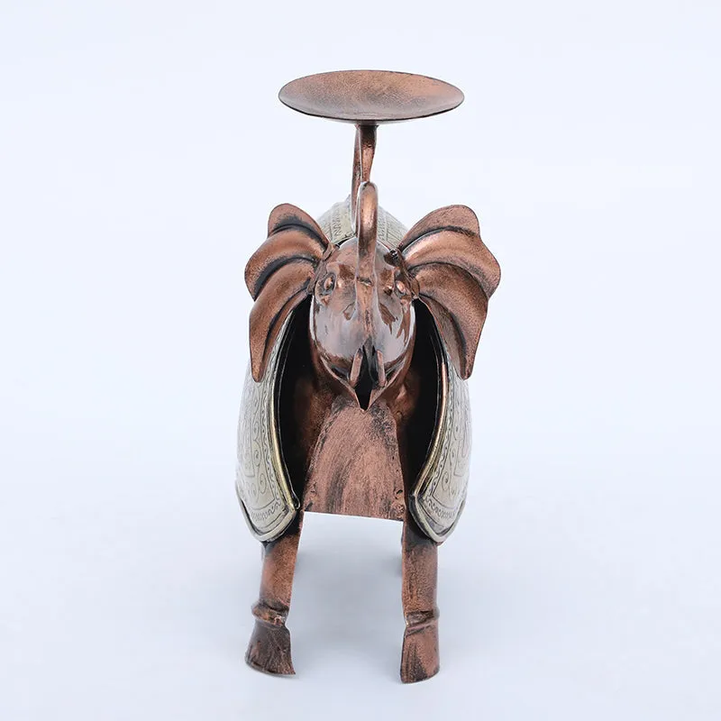 Elephant Salute Tea Light Holder media 5