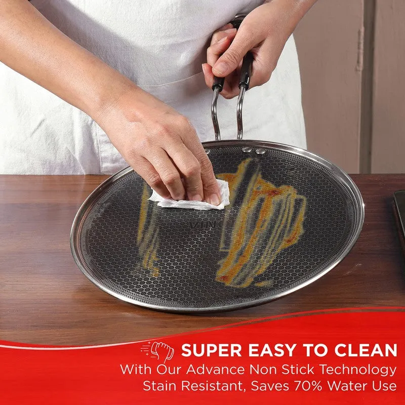 Vinod Velric Stainless Steel Dosa Tawa - 46 cm media 9