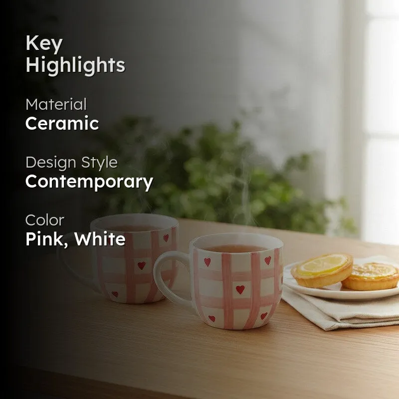 Harlequin Ceramic Coffee Mug (500 mL Each) - Set Of Two media 2