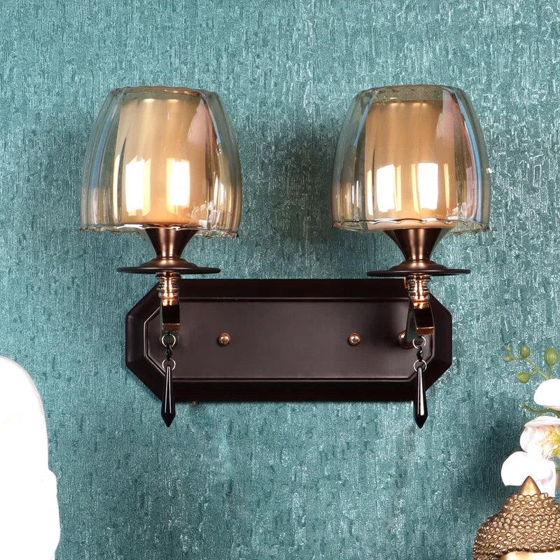 Onyxa II Iron Wall Lamp - Beige media 3