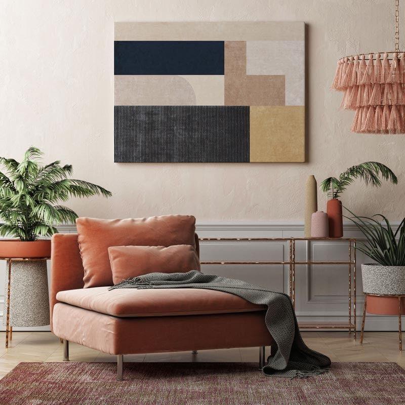 Geometric Polygon Art Canvas Painting - Gallery Wrap media 3