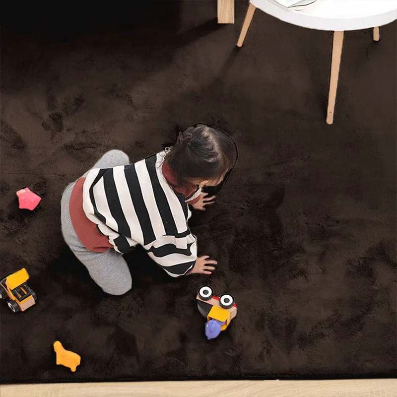 Ruffle Luxe Area Rug - Brown media 7