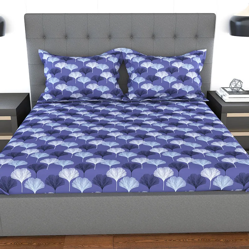 Floret Symphony Floral Cotton Bedsheet - 144 TC media 5