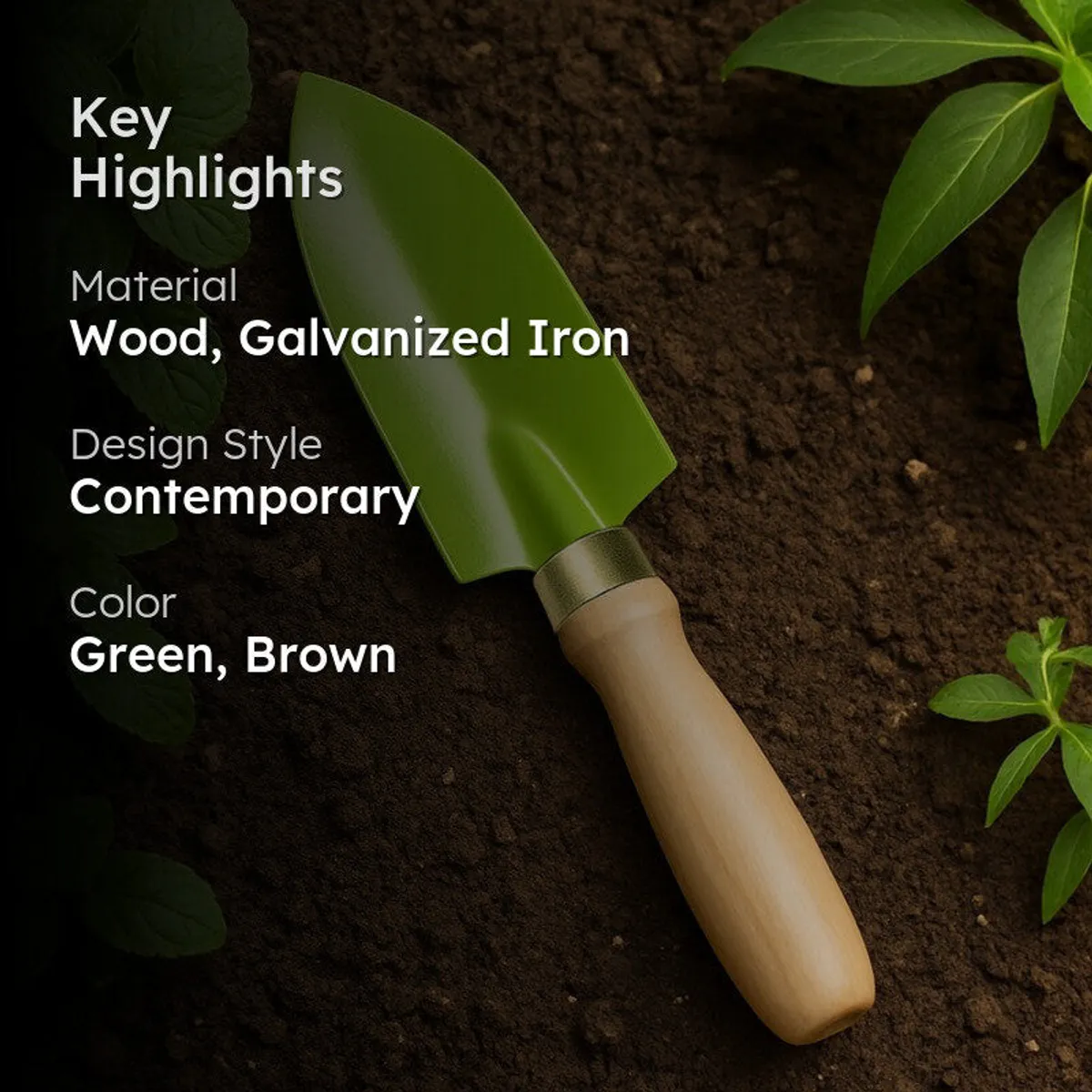 RootEase Iron Garden Tool - Green - 2
