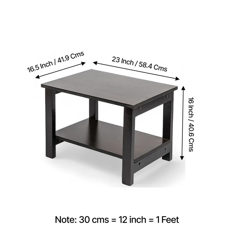 Yirox Sheesham Wooden Center Table - Black media 10