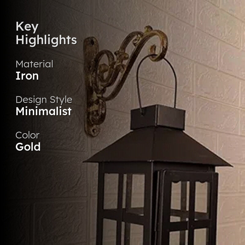 Amiya Wall Bracket (Antique Gold) - Set Of Two media 2