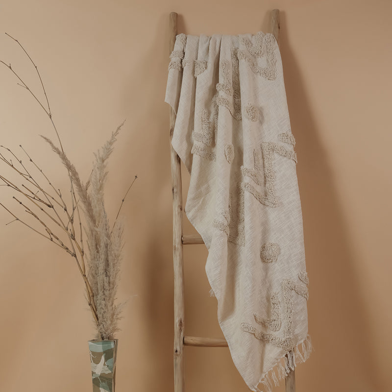 Tuft Peak I Cotton Throw media 7