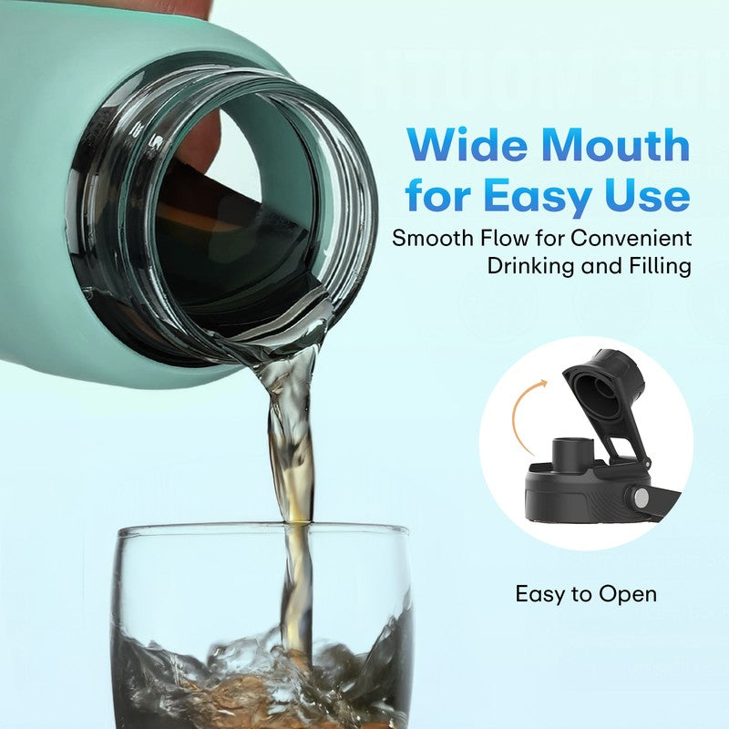 Rioware Aqualoom Water Bottle (Green & Black) - 1000 mL media 7