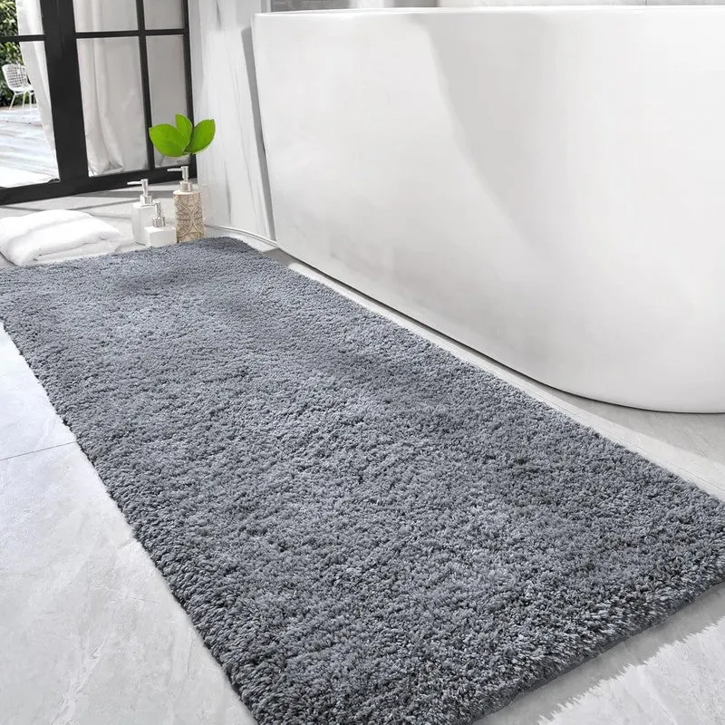 BathEase Anti Skid Runner Rug - Grey media 4
