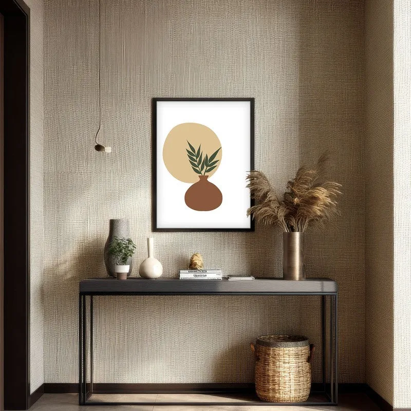 Sage Pot Canvas Wall Painting With Black Frame media 4