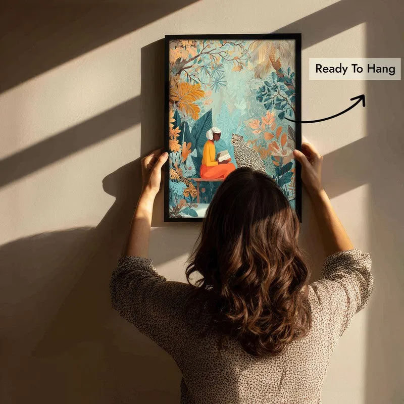 Aurevia Canvas Wall Painting With Black Frame media 6