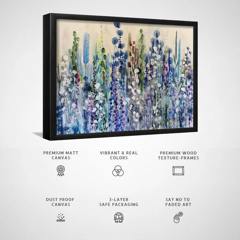 Boules De Coton Canvas Wall Painting - Black Frame media 5