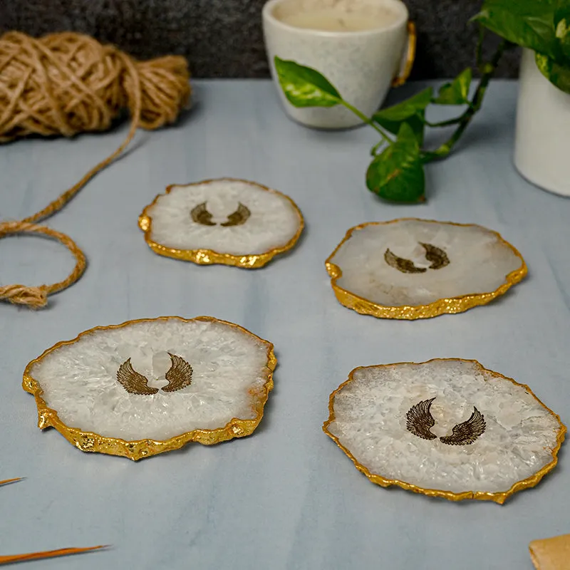 Crystal Agate Coaster - Set Of Four media 1