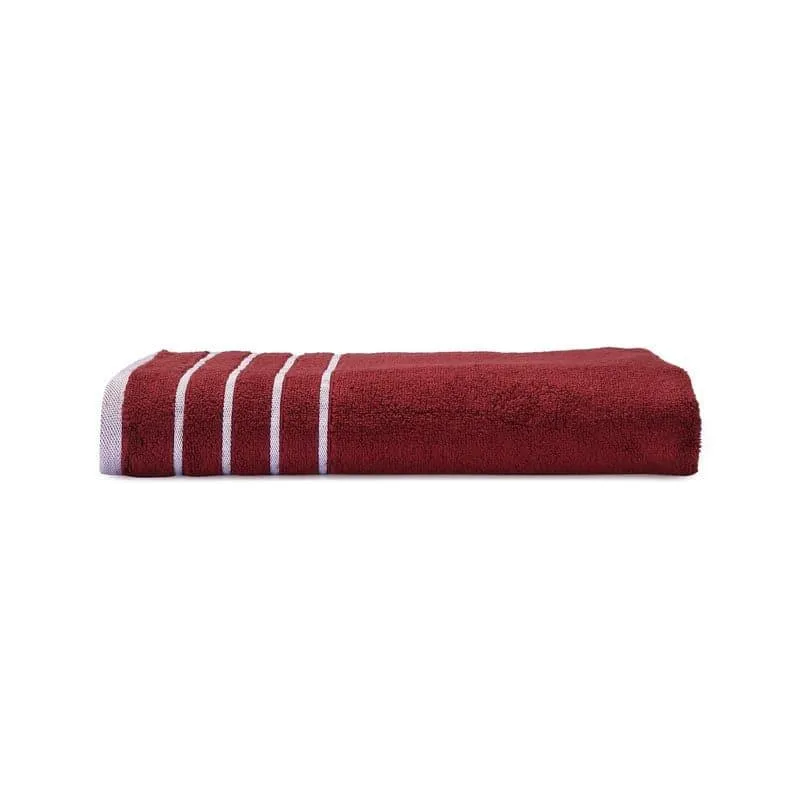 Hue Haven Bath Towel - Maroon media 3