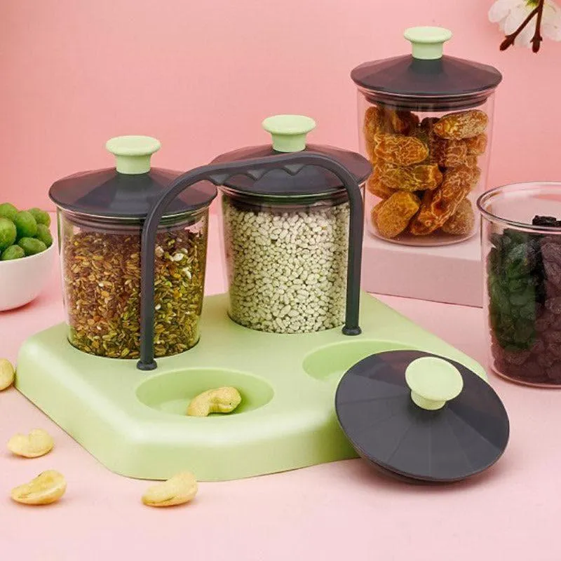Smart Store Mint Round Jar (300 ML) - Set Of Five media 3