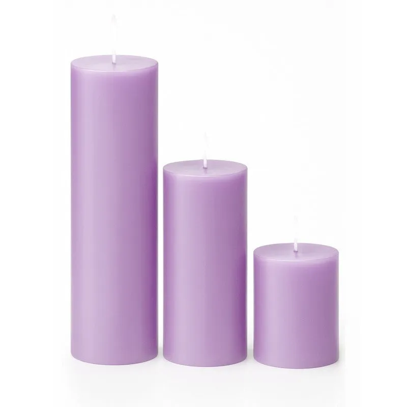GlowHaven Premium Decorative Candle (Purple) - Set Of Three media 7