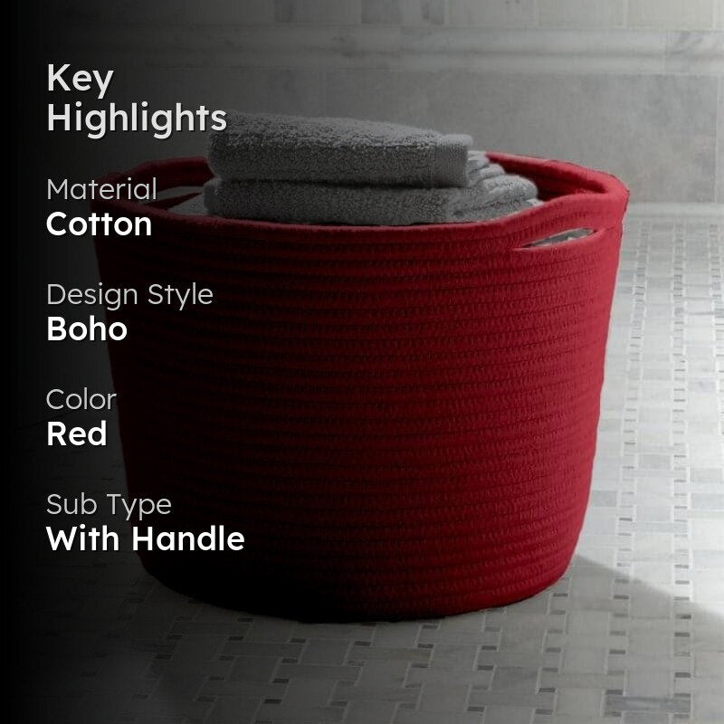 Lyricia Laundry Basket - Red media 2