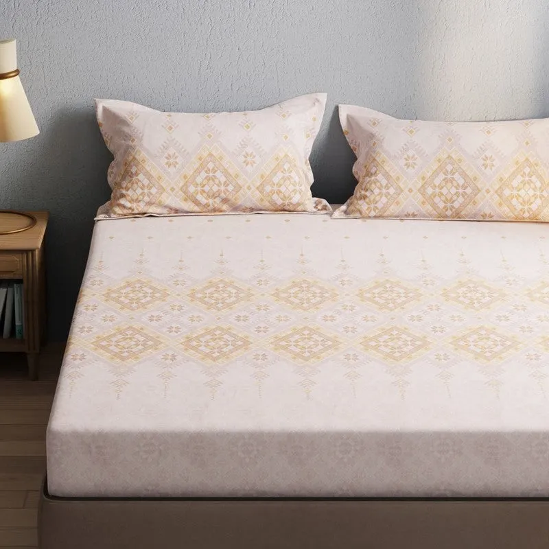 Arlyn Bedsheet (Beige) - 115 GSM media 4