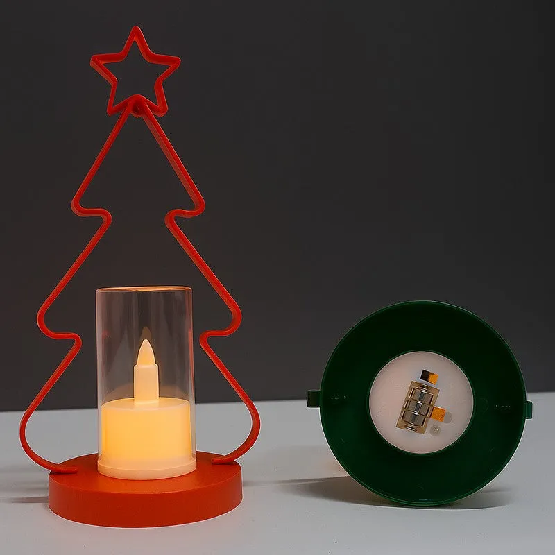 PineAura Festive Battery Candle - Set Of Two media 3