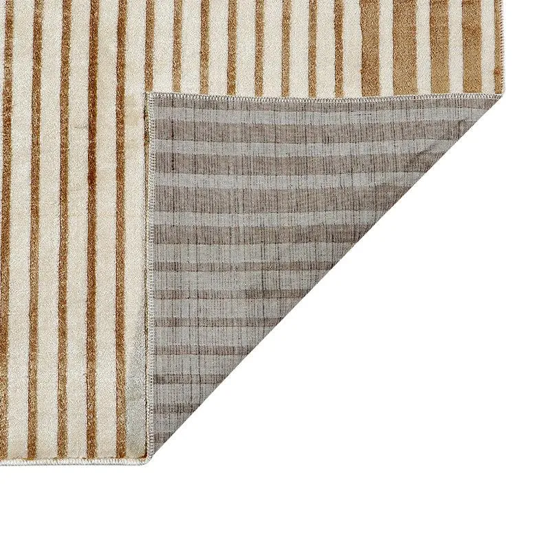 Icaria Non-Anti Skid Nylon Nylon Dhurries - Beige media 4
